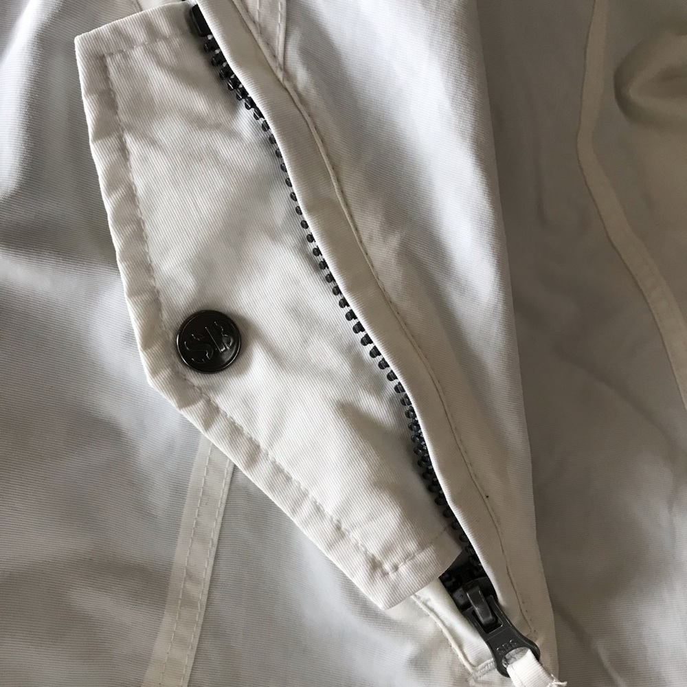 Sebago Women’s White Anorak Sailing Jacket with Detachable Hood Size Medium - Picture 9 of 12